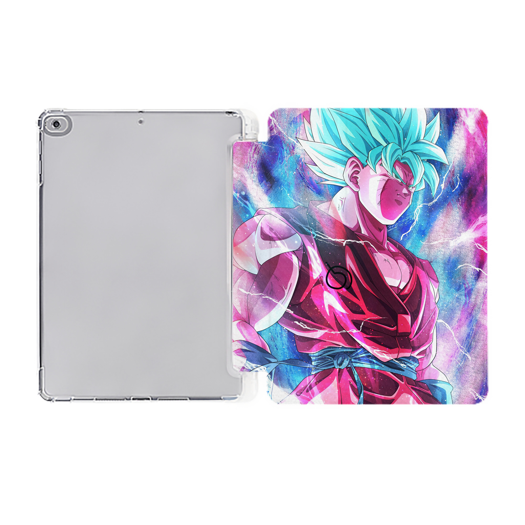 （画像用） ドラゴンボール DRAGON BALL IPad ケース ペン収納付き 三つ折りスタンド PUレザー×シリコン 対応機種9.5/10.5/10.9インチ